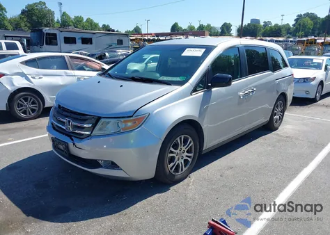 2012 Honda Odyssey Ex from USA, damaged, VIN 5FNRL5H49CB105497